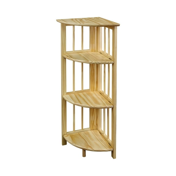 4 Shelf Corner Folding Bookcase