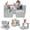 Light Gray, variant on QuzyAor 39" Modular Kids Play Couch, 5-Piece Velvet Toddler Foam Sofa, Foldable Convertible Play Chair for Boys Girls Playroom Bedroom, Dark Gray