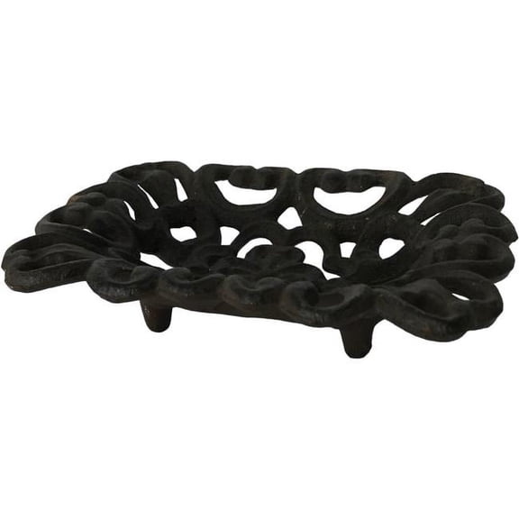 Cast Iron Soap Dish, Black
