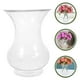 thumbnail image 3 of Plastic Flower Vase Transparent Vase for Decoration Office Decor, 3 of 4