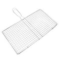 thumbnail image 3 of Myenne Fish Grill Basket Folding Clips Accessories Portable Rack Stainless Steel Fish Grilling Basket For Vegetable Steak Grill Rack Grill Oven, 3 of 10