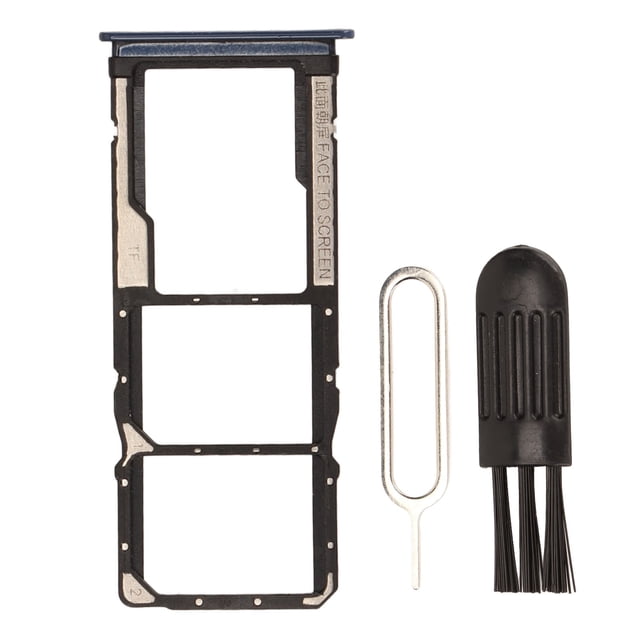 Card Tray Replacement, Fine Workmanship Perfect Fit Lightweight Sim Card Tray Replacement With Eject Pin For Mobile Phone Accessories Dark Blue