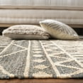 thumbnail image 4 of SAFAVIEH Kilim Merton Geometric Area Rug, Charcoal/Natural, 8' x 10', 4 of 7