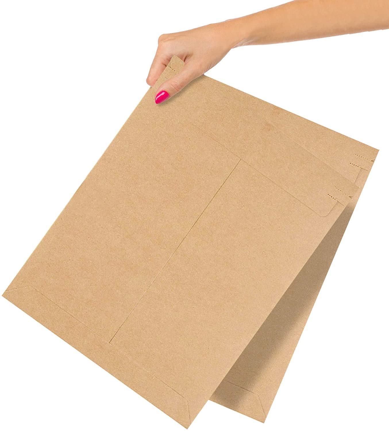 Wholesale Price. Compatible with USPS Express mail envelopes Packaging in Bulk ABC 10 Pack Rigid Mailers 6 x 6 White Paperboard Photo Document Envelopes Peel and Seal Stay Flat