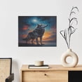 thumbnail image 6 of Lsque Moonlit Night Sky Wolf Print Wall Art – Decorative Picture for Living Room, Bedroom, and Office (Horizontal), 6 of 6