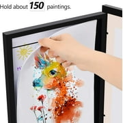 Toner Depot 8.5 x 11 Black Kids Art Frames 2 Pieces