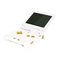 thumbnail image 7 of eXtremeRate Chrome Gold Glossy Custom Full Set Buttons for Gameboy Advance SP, Replacement A B L R Button Power On Off Volume Button D-pad Key for GBA SP Console - Console NOT Included, 7 of 7