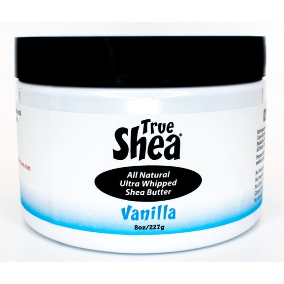 True Shea All Natural Ultra Whipped Vanilla Shea Butter 8 oz