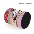 thumbnail image 4 of Coraje el Perro Cobarde-theme Cylinder Pen Holder Pencil Organizer with Flannel Lining PVC Leather Material Cardboard Base for study work 10*8CM, 4 of 6