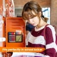 thumbnail image 2 of Dosaele 1 Pack Magnetic Pencil Holder - Extra Strong Magnets Mesh Marker Holder Perfect for Whiteboard  Refrigerator and Locker Accessories (2 Baskets  Black), 2 of 7