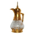 thumbnail image 1 of jesticaly Carafe à Café Pichet Isotherme Grande Capacité Beau Style Arabe Famille Quotidien Théière Thermique Pichet Thermique Cuisine Or, 1 of 6