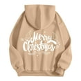 thumbnail image 3 of WILLBEST Sudaderas Navideñas para Mujer, Sudaderas con Capucha para Adolescentes, Sudaderas de Felpa Estampadas de Manga Larga con Capucha, conjuntos Lindos de Otoño 2024 X-Grande, 3 of 4