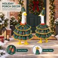 thumbnail image 7 of Qwtwty Christmas Porch Goose Clothes 23" Funny Porch Goose Costume for Yard Outdoor Patio Statue Christmas Holiday Decor, 7 of 7