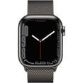 thumbnail image 1 of Apple Watch Serie 7 GPS Caja De Acero Inoxidable Grafito 41 mm Correa Milanesa Grafito MKHK3LL/A, 1 of 3