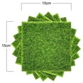 thumbnail image 5 of 4 Pack Artificial Fake Grass Turf Patches Squares Artificial Grass for Crafts Decoration Mini House Sum Lawn Ornaments Fake Green Grass Pads for Patio & Garden Decor,6 x 6 in, 5 of 11