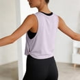 thumbnail image 7 of enyan Womens Tops Summer Women's Double Lined Basic Tank Top Adjustable Spaghetti Straps Sleeveless Camisole Shirts,Light Purple,XL, 7 of 7