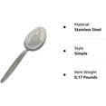thumbnail image 5 of Kunz Perforated and Regular Set | Pack of 2 | 18/10 Stainless Steel | 9 Inch Cooking Dinner Serving Basting Quenelle Chef Spoon |$$Home Decor, Kitchen, & Other, 5 of 8