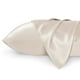 thumbnail image 1 of Juego de 2 fundas de almohada estándar, color beige satinado, 20 x 26 cm, 1 of 6