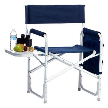 Directors Sport Chair with Side Table & Side Panel Pockets