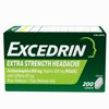 Excedrin Extra Strength, Acetaminophen 250mg, Aspirin 250mg, Caffeine 65mg, Pain Reliever Caplets for Headache Relief, 200 Count