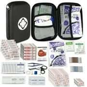 273 Piece Home First Aid Kit Supplies Car Emergency Survival Kit for Travel Outdoor Adventure Black YIDERBO