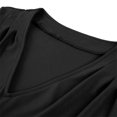 thumbnail image 5 of IROINNID Summer Dresses for Women , Plus Size Wedding Guest Maxi Dresses for Women with Short Sleeve and V-Neck Flowy Summer Outfits Dress, 5 of 8
