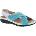 thumbnail image 2 of Women's Drew Bon Voyage Slingback Sandal Blue Fabric 11 XW, 2 of 2