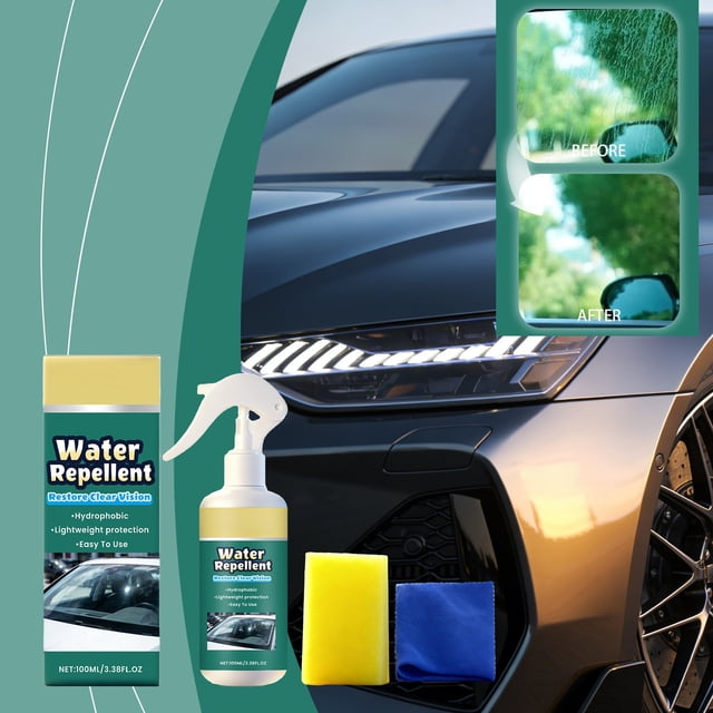 Windshield Water Rain for Superior Driving Visibility and 100ml Decoration