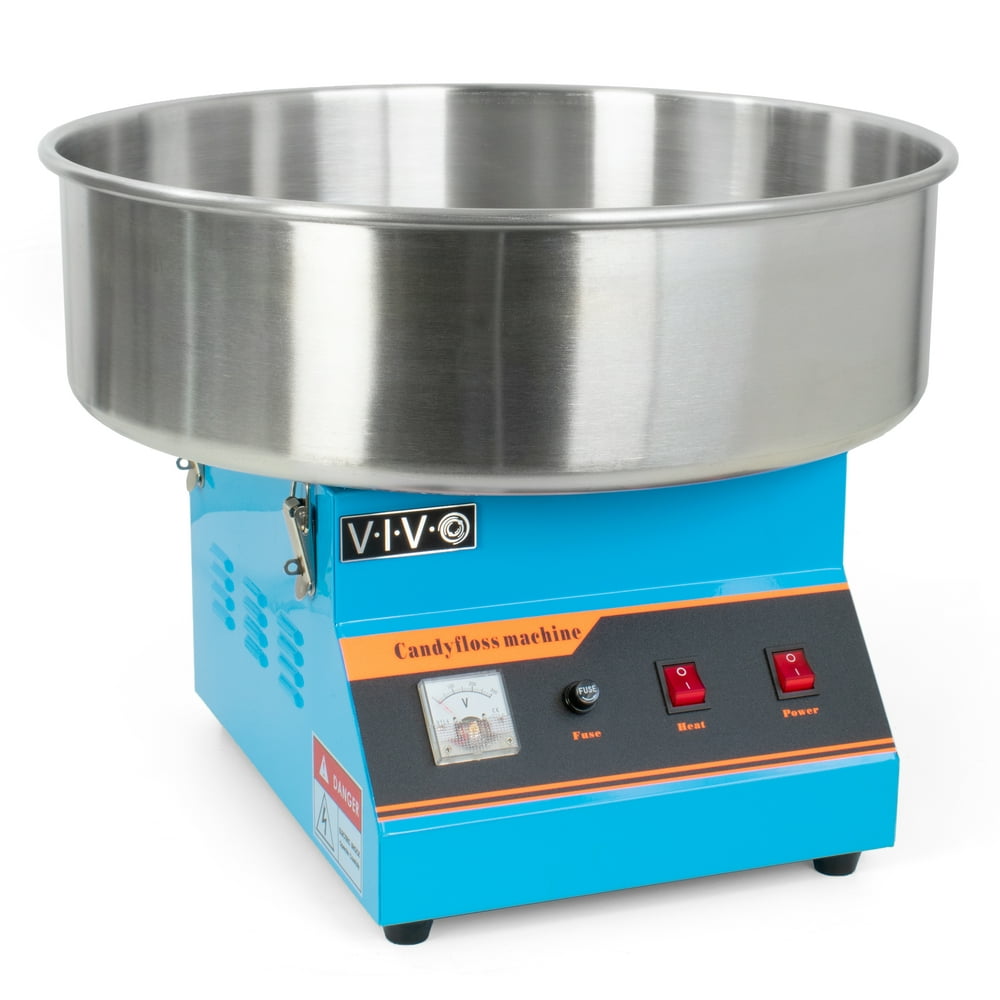 VIVO Blue Electric Commercial Cotton Candy Machine / Floss Maker (CANDY