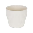 thumbnail image 3 of Maceta grande de cerámica blanca Currula de Planter Cheung, 3 of 4
