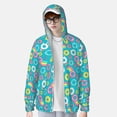 thumbnail image 2 of Fotbe Donut Chaqueta con Protección Solar UPF 50+ para Hombre y Mujer, Camisa con Capucha y Bolsillos-XX-Large, 2 of 7