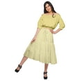 thumbnail image 2 of Moomaya Jupe Imprimée pour Femmes, Jupe Évasée à Taille Élastique à Enfiler pour Dames, 2 of 5