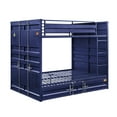 thumbnail image 5 of Acme Furniture ACME Cargo Metal Full Bunk Bed with Built-In Ladder, Blue, 5 of 6