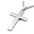 thumbnail image 5 of Stainless Steel Cross Pendant Necklace for Men, 5 of 5