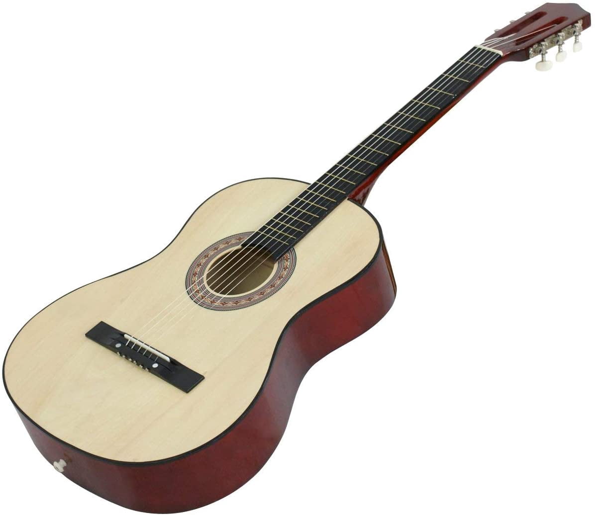 ANHXN  Acoustic Guitar w/Gig Bag Strap Pitch Pipe Extra Strings Set Pick for Kids Beginners Starter Youths Students Right-handed