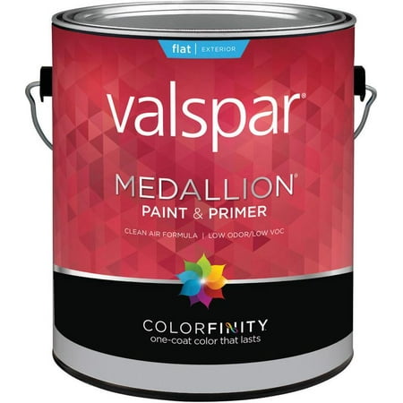 UPC 080047102417 product image for Valspar Brand 1 Gallon Flat Clear Base Medallion Exterior Latex House Paint 27-4 | upcitemdb.com