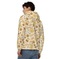 thumbnail image 4 of Goofa Honey Honeycomb Pattern Mens Full-zip Hoodie, Zip-up Pullover Hooded Sweatshirt, Kangaroo Pocket Hoodie Ideal for Daily Wear, Travel, and Home-Large, 4 of 5