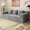 Light Grey, variant on 71" 3-Seater Corduroy Sofa, Deep Seat Modular Couch, No Assembly Comfy Loveseat for Living Room Bedroom Conference Room Apartment, Antique Green