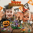 thumbnail image 3 of Halloween Haunted House Building Kit for Kids,6 in 1 Mini Pumpkin Blocks Halloween Toys Gifts Ages 6+ (603pcs）, 3 of 10