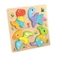thumbnail image 5 of Rompecabezas de madera para bebés, lindos colores, formas y cognitivos para niños de 3 a 5 años. Dinosaurio, 5 of 9