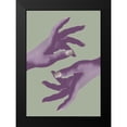 thumbnail image 2 of 1x Studio III 14x18 Black Modern Framed Museum Art Print Titled - Reaching No 01, 2 of 5