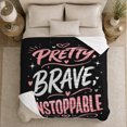thumbnail image 5 of Autumn Pumpkin Bat Motif Inspirational Typographic Art, Festive autumn celebration Scene, Warm Flannel Blanket for Living Room and Reading Nook, Art Lovers autumn celebration Gift, Festive Home Decor, 5 of 9