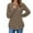 Coffee, variant on Sweaters for Women Fall Sweaters for Women Loose Fit Pullover Sweater With Curved Hem Casual Round Neck Top for Everyday Wear