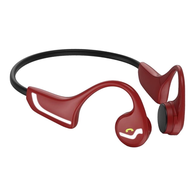 Auriculares ducción ósea Bluetooth V5.0-auriculares inalámbricos de oído abierto deportivos a prueba de sudor con micrófono