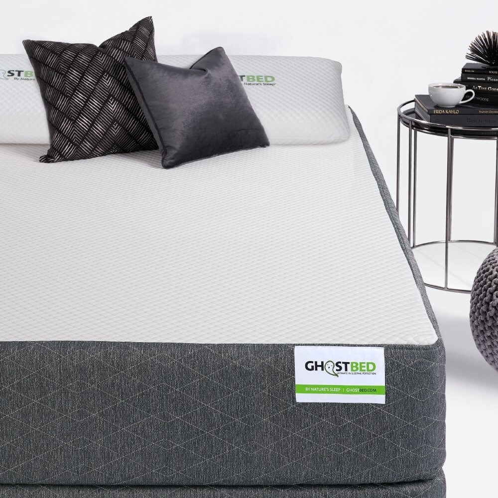 GhostBed Classic 11 inch Cooling Gel Memory Foam Mattress Queen Queen