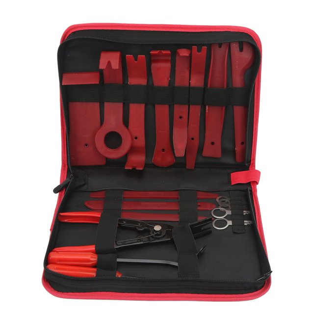 Car Pry Tool Kit,19Pcs Auto Trim Removal Door Panel Removal Tool Auto Trim Removal Tool Convenient Use
