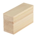 thumbnail image 2 of 20x Rectángulo Artesanal Tablero de en Aviones símbolo Pirograbado Materiales de Bricolaje Macarena Borad de madera natural, 2 of 8