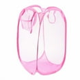 thumbnail image 5 of NewHome 3Pcs Pop-Up Laundry Hampers Foldable Mesh Hamper Clothes Laundry Basket Bins w/ Handles for Storage Kids Room College Dorm Travel Use, 5 of 5