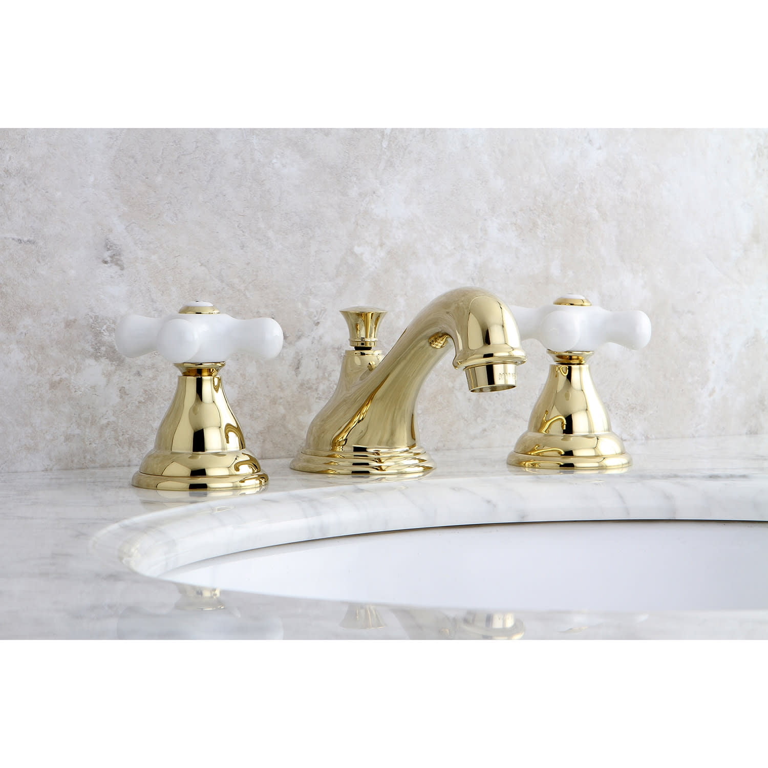 Kingston Brass Widespread Bathroom Faucets In Brushed Nickel Finish KS5568PX