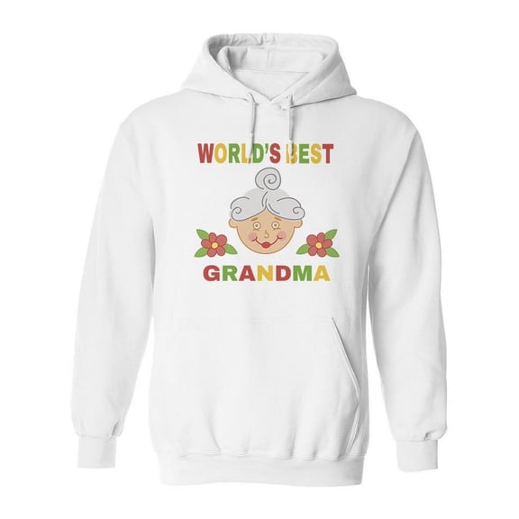 World's Best Grandma. Hoodie Women - Women Hoodie, White, 3XL